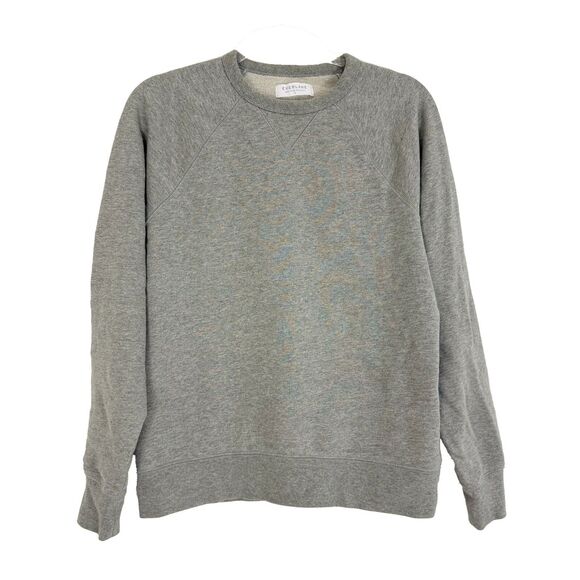 Everlane The Unisex French Terry Sweatshirt S Heather Gray Oversized EUC B2 - Picture 2 of 6